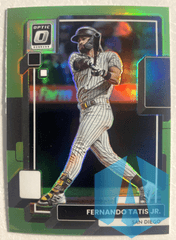 2022 Donruss Optic Fernando Tatis Jr #101 Lime Green Prizm Parallel - Padres